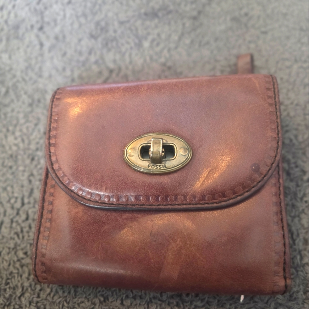 Fossil Tan Leather Men's Wallet